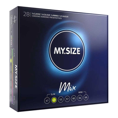My Size Mix condoms 49mm - 28pc.