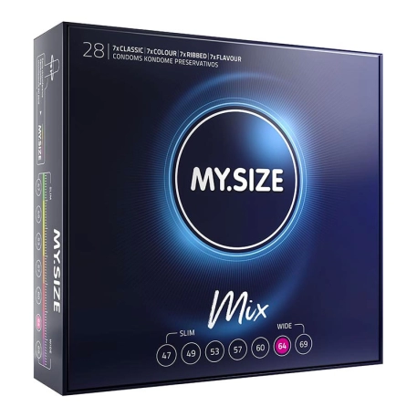 Preservativi My Size Mix 64mm - 28pc