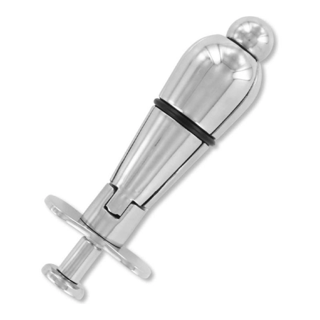 Ass Lock - Plug de chasteté anale en acier (avec cadenas)