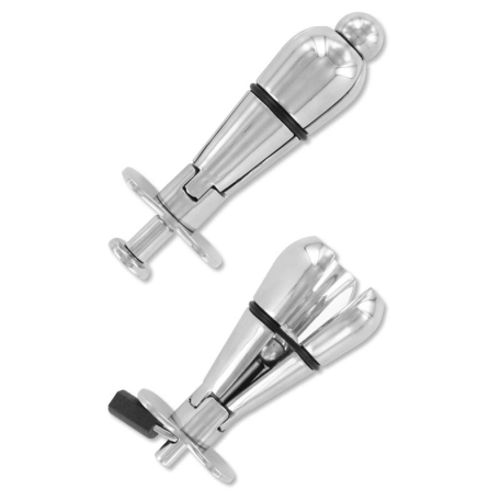 Ass Lock - Plug de chasteté anale en acier (avec cadenas)