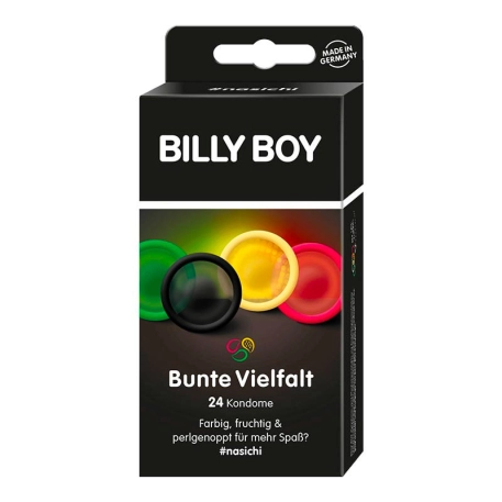Préservatifs Billy Boy Coloré (24 Préservatifs)