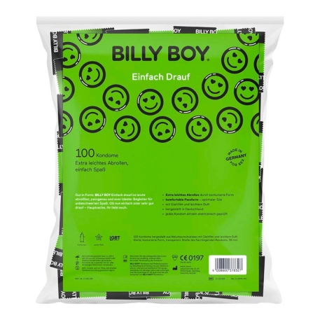 Préservatifs Billy Boy Einfach drauf (100 Préservatifs)