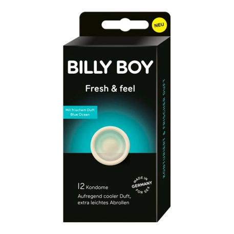 Billy Boy Fresh & Feel Condoms (12 Condoms)