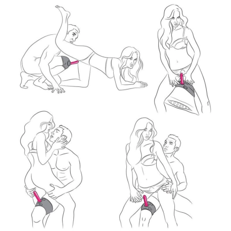 Thigh Strap On harness for legs - Sportsheets