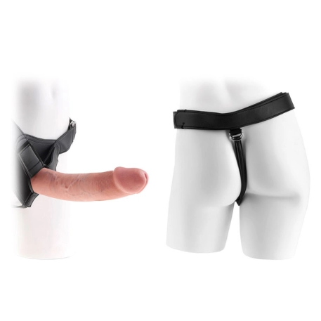Realistic Strap-on flesh color 21cm – King Cock 9