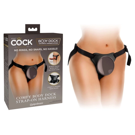 Harnais King Cock Elite Comfy Body Dock - Pipedream