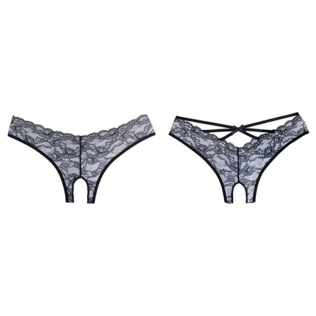 Panty Sexy ouvert Crush (Noir) - Allure