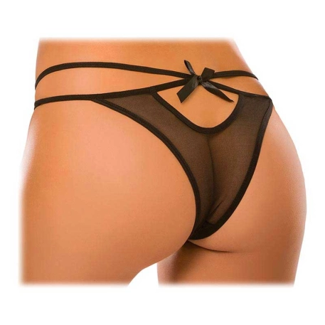 Sexy panty Vanilla (Black) - Allure