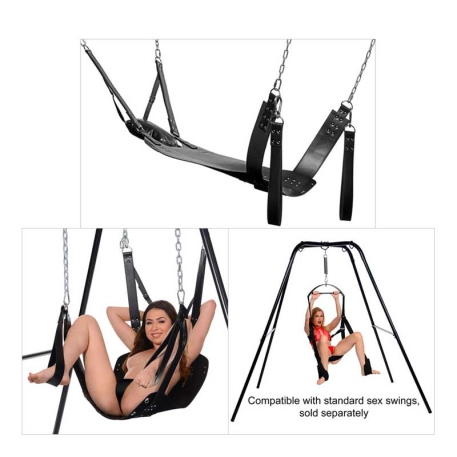 Support métallique et harnais BDSM - Strict Extreme Sling & Stand