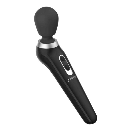 Wiederaufladbarer Zauberstab Vibrator Palm Power Extreme (Schwarz) - Power Bullet