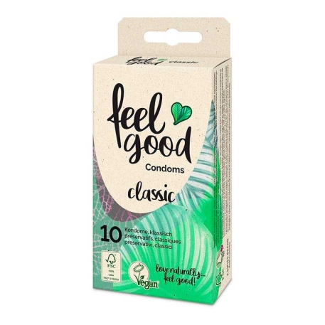Vegan Classic Condoms (10 Condoms) - Feelgood