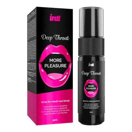 Spray pour fellation gorge profonde Deep Throat (12ml) - Intt