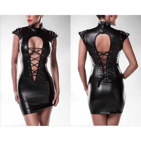 Robe Corset 15320 (noir) - Grey Velvet