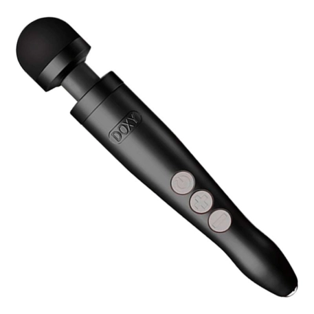 Rechargeable Die Cast 3 ultra-powerful vibrator (Black) - DOXY