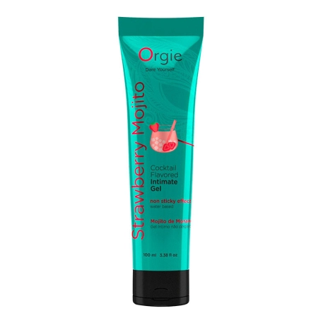 Water based lubricant Lube Tube Mojito Strawberry (100ml) - Orgie