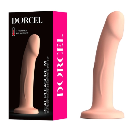 Semi-realistischer thermo-reaktiver Dildo (M) - Dorcel Real Pleasure