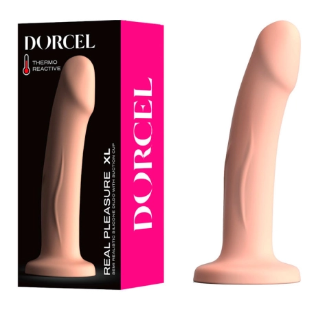 Dildo semi-réaliste thermo-réactif (XL) - Dorcel Real Pleasure