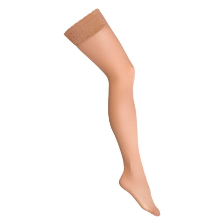 Hold up stockings H013 (Visone) - Kotek