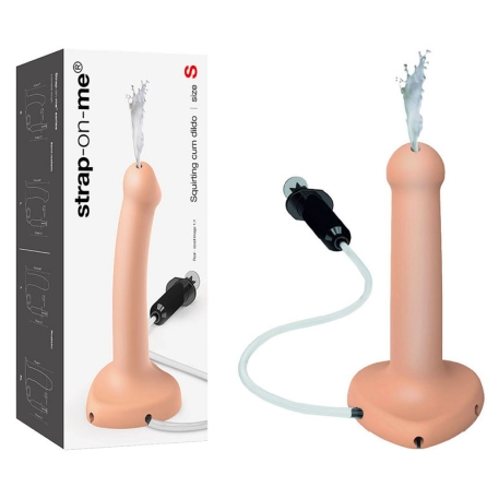Realistic ejaculating dildo 14.5cm (Flesh) - Strap-On-Me