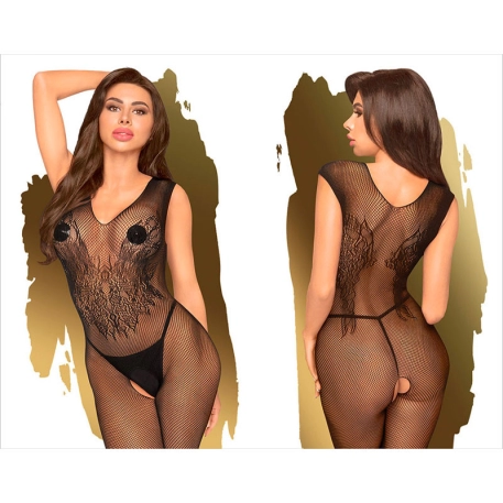 Bodystocking aperta Wild Catch (Nero) - Penthouse