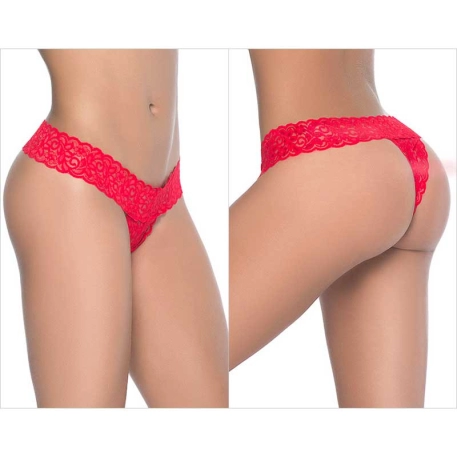 Panty sexy Peek-a-boo 99 (Red) - Mapalé