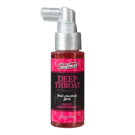 Spray pour fellation Deep Throat Doc Johnson - Fraise - 59 ml