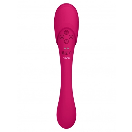 Mirai - Flexibler Vibrator für G-Punkt und Klitoris mit pulsierenden Wellen - Vive