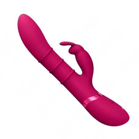 Rabbit Vibrator mit stimulierenden Ringen Sora - Vive