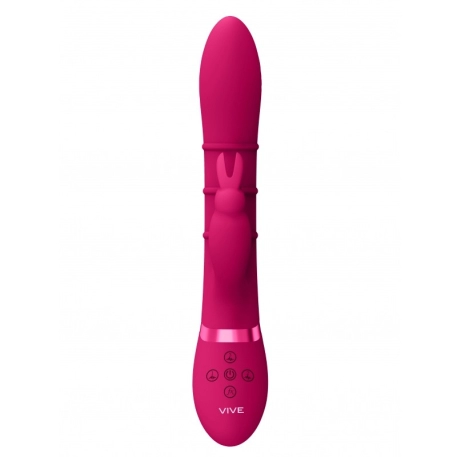 Rabbit Vibrator mit stimulierenden Ringen Sora - Vive