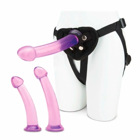 Dildogürtel für Anfänger Pegging Training Set (3 Stück) - Lux Fetish