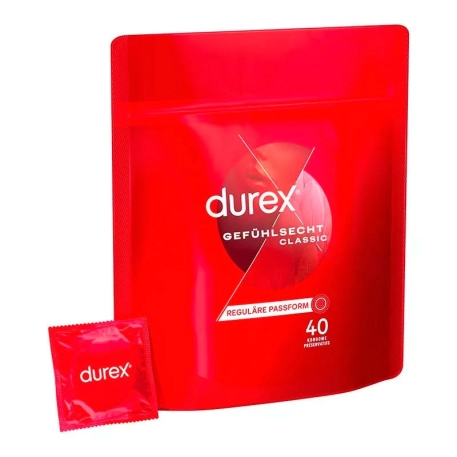 Durex Gefühlsecht Classic Kondome 40pc