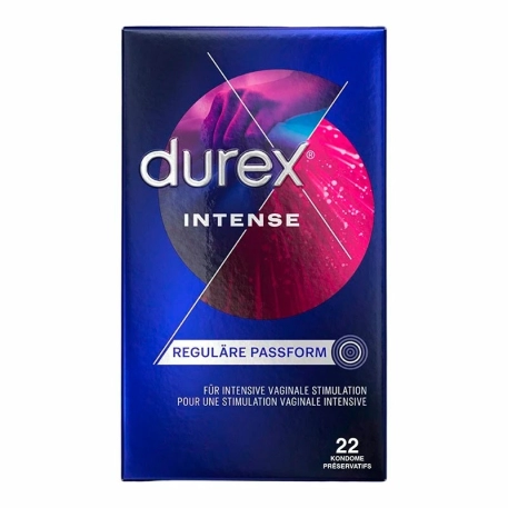 Durex Intense Orgasmic Kondom (22 Kondome)