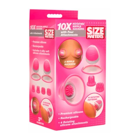Rotary suction cups for breasts - Size Matters