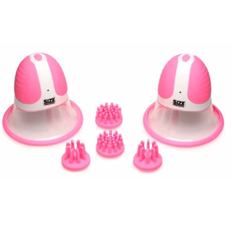 Rotary suction cups for breasts - Size Matters