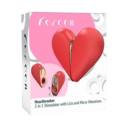 Oscillating tongue and suction-tetons - Xocoon Heartbreaker