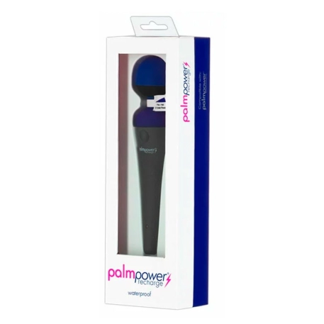 Wiederaufladbarer Zauberstab Vibrator Palm Power (blau) - Power Bullet