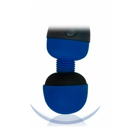 Wiederaufladbarer Zauberstab Vibrator Palm Power (blau) - Power Bullet