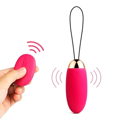 Vibrating Egg with remote control - Svakom Elva (Pink)