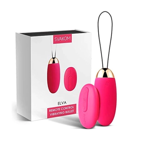 Vibrating Egg with remote control - Svakom Elva (Pink)