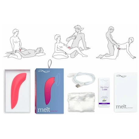 Stimulateur clitoridien We-Vibe Melt - Corail
