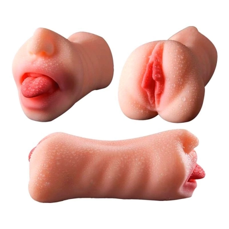 Vaginette 2 en 1 (Bouche et vagin) - Man Eater Skinsations