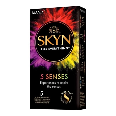 Manix Skyn 5 Senses (5 Préservatifs)