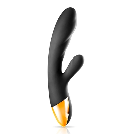 Vibratore rabbit riscaldato - Black Empire My Queen 2