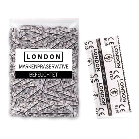 Durex London Q600 Lubricated (100 Condoms)