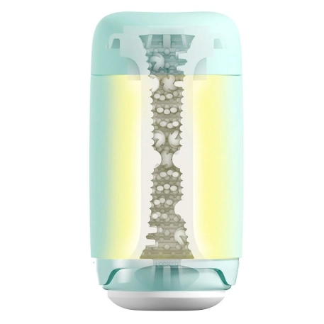 Wiederverwendbarer Masturbator Tenga Puffy - Mint Green