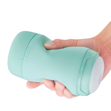 Wiederverwendbarer Masturbator Tenga Puffy - Mint Green