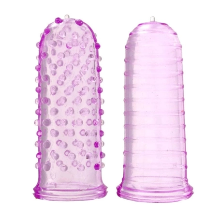 Finger stimulating sleeve (2 pieces) - ToyJoy Sexy Finger Ticklers