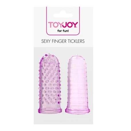 Manchon stimulant pour doigt (2 pièces) - ToyJoy Sexy Finger Ticklers