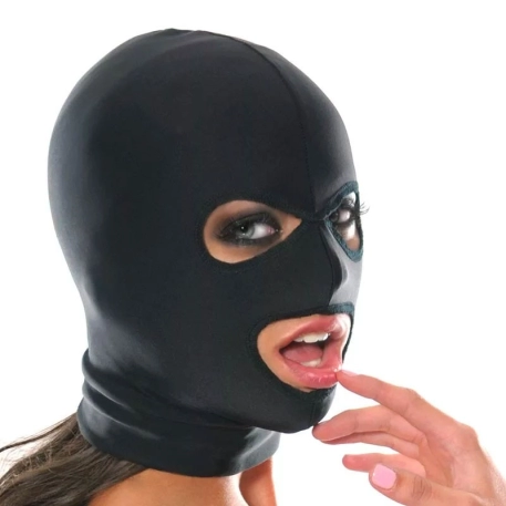 Cagoule BDSM Spandex (ouverture bouche et yeux) - Pipedream