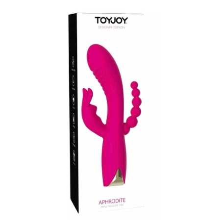 Vibrator mit dreifacher Stimulation - ToyJoy Aphrodite Triple Vibrator